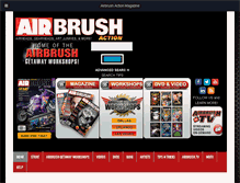 Tablet Screenshot of airbrushaction.com